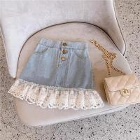 ราคา กระโปรงเด็กทรงหางปลาพร้อมระบายลูกไม้ (26073758606)