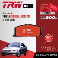 ราคา TRW Premium ผ้าดิสเบรค หน้า หลัง Toyota Corolla AE110AE111 ไฮทอร์ค ปี 1997 2000 สามห่วง GDB 3223 DT GS 8291 AE111 BP (24047388301)