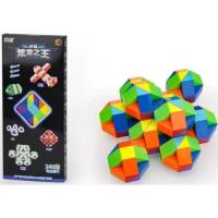 ราคา ไม้บรรทัดปริศนา รูบิคงู 36 144 ข้อ Magic Snake Twist Cube Puzzle Magic Ruler Puzzle various Segment การศึกษาและเรียนรู้ (15090093956)