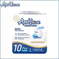 ราคา ซึมเร็วสุด ไม่รู้สึก ผ้าอ้อมผู้ใหญ่ Andlove ใช้ได้ทั้งชายหญิง ปลี่ยนง่าย M L XL XXL 1pack 10pcs ผ้าอ้อมผู้ใหญ่ (126250617748)