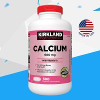 ราคา Exp 02 2028 Kirkland Signature Calcium 600 mg with Vitamin D3 500 Tablets (22423116988)