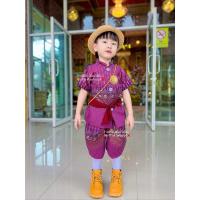 ราคา ส่งฟรี ส่งไว รวมลายชุดไทยท่านขุน แถมผ้าคาดเอว (24698537249)