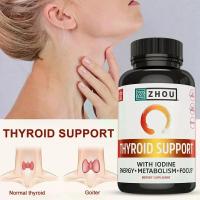 ราคา Thyroid Support Complex 60Cps L Tyrosine Kelp Selenium และ Ashwagandha การสนับสนุนด้านอารมณ์และอาหารเสริมพลังงานสำหรับสุขภาพของต่อมไทรอยด์ (22390253953)