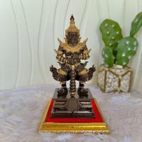 ราคา ท้าวเวสสุวรรณ สูง5 8 12นิ้ว แร่เหล็กน้ำพี้ แถมฟรีฐานรอง (24545890369)