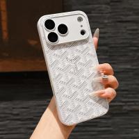 ราคา เคสโทรศัพท์กระจกนิรภัยแบบครอบเต็มสำหรับ iPhone 17 pro Max ดีไซน์สร้างสรรค์ ดีไซน์ Goyard สไตล์ย้อนยุคหรูหรา (25540234071)