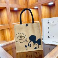ราคา กระเป๋าผ้าลินินสไตล์วินเทจเรโทร (26073474153)