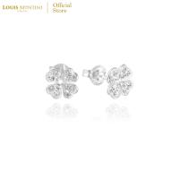 ราคา Louis Montini Jewelry Sterling Silver 925 Earrings ต่างหูเงินแท้ 92 5 ต่างหูผู้หญิง รูป Clover LJER31 (11671446479)