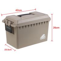 ราคา TIGER ลังเครื่องมือทรงทหาร ไซส์ 21 5 42 5 cm มี 2 สี เขียวน้ำตาล (23861251062)