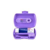 ราคา ชุดแปรงสีฟันพกพาสำหรับเด็ก CURAPROX Travel Set Kids (26277259275)