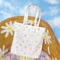 ราคา Daddy Lively Tote Bag กระเป๋าผ้าแคนวาสสีขาวพิมพ์ลาย สุดน่ารัก (11887272135)