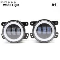 ราคา ZZ ไฟ LED ตัดหมอกกันชนหน้า4นิ้วสำหรับรถออฟโรดพร้อม ไม่มีวงแหวนรัศมีสีเหลืองสีขาว DRL ไฟตัดหมอก30W (25448403108)