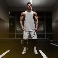 ราคา JSGJ เสื้อกล้ามแฟชั่นสำหรับออกกำลังกาย ไซส์ใหญ่ (26123412169)