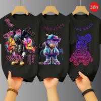 ราคา เสื้อยืดเท่ๆ 3ตัว เสื้อยืดผู้ชาย สกรีนลายหมีสุดเท่ oversize t shirt เสื้อยืดสตรีทแฟชั่นผู้ชายสุดฮิต คอกลม แขนสั้น เสื้อหมี ฮิปฮอปเมกาเท่ๆ โอเวอร์ไซส์ เสื้อยืดคนอ้วน เนื้อผ่านุ่มยืดใส่สบาย (24608382258