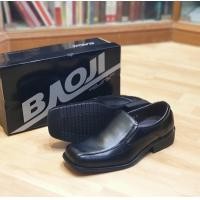ราคา Baoji รองเท้าคัทชูหนังสำหรับทำงาน สุภาพสีดำ รูปแบบ หัวตัด หัวแหลม และผูกเชือก (12267135591)
