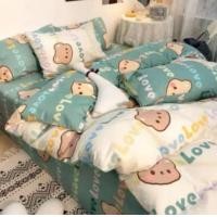 ราคา ชุดผ้าปูทีนวนครบเซ็ต6ชิ้น โทนลีเขียว (126546658014)