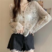 ราคา SY เสื้อเชิ้ตผู้หญิงเสื้อเชิ้ตแขนยาวลูกไม้เสื้อเชิ้ตผู้หญิงเกาหลี (16034403860)