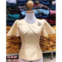 ราคา เสื้อไหมลาวอัดกาว มีอก 32 50 ราคาเฉพาะเสื้อ ชุดไทยบรรเจิดแบรนด์ (12162311119)