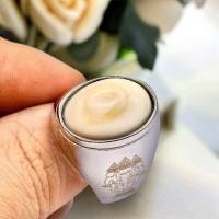ราคา โปรโมชั่น ซื้อ 1 วง แถมฟรี 1 วง แหวนเงิน พลอยงาช้างแหวนมงคล ใส่อาบน้ำโดนสบู่ได้ ไม่ลอกไม่ดำ ใช้ได้นานเป็นปี ใต้ท้องวง มีตราปั้ม 18 k ได้แหวน 2วง (24462101636)