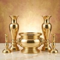 ราคา เครื่องตั้งทองเหลือง กระถางธูปหัวสิงห์ เชิงเทียน แจกัน เนื้อทองเหลือง มีหลายขนาดให้เลือกซื้อ (126637209637)