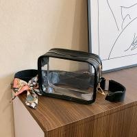 ราคา กระเป๋าสะพายข้าง PVC ใส กระเป๋าใสแบบลำลอง กระเป๋าสะพายข้างแบบสะพายข้างสำหรับผู้ชายและผู้หญิง กระเป๋าใสแบบจุนหนา (24356265081)