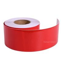 ราคา 10cm 3M PVC Lattice Reflective Car Sticker White Red Orange Yellow Strong Adhesive Retro Reflectors Tape High Conspicuity Strips (26390783906)