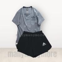 ราคา ชุดกีฬาหญิงเสื้อ กางเกงขาสั้น มีซับใน M 3XL (23280341360)