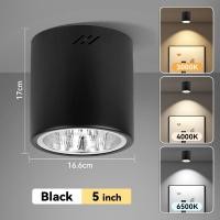 ราคา LED โคมดาวไลท์ติดลอย โคมไฟดาวน์ไลท์ ติดลอย โคมไฟเพดานแบบกลม แบบเหลี่ยม หลอดไฟแบบถอดเปลี่ยนได้ ขั้ว E27 Downlight 3 5นิ้ว 4นิ้ว ไฟสปอร์ตไลท์ที่ติดตั้งบนพื้นผิว (25632469502)