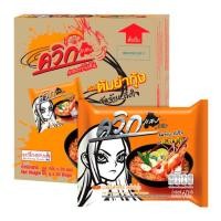 ราคา ไวไว ควิกแสบ บะหมี่กึ่งสำเร็จรุป ซอง 60 กรัม กล่อง 30ซอง กุ้งนึ่งมะนาว ต้มยำกุ้ง ต้มโคล้ง ต้มยำมันกุ้ง (26433442954)