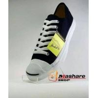 ราคา ส่งไว ราคาถูกที่สุด Mashare Jack รองเท้าผ้าใบ หัวแจ็ค สี ขาว ดำ กรม ไซส์ 38 43 (1051278807)