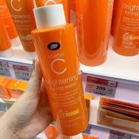 ราคา BOOTS VITAMIN C บู๊ทส์ วิตามิน ซี ไบรท์เทนนิ่ง โทนนิ่ง วอเตอร์ 400มล (8450132298)