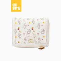 ราคา OHSOME x Disney กระเป๋าสตางค์ลายหมีพูห์ สีชมพูและสีขาว Winnie the Pooh Wallet (24763516861)