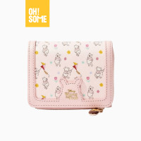 ราคา OHSOME x Disney กระเป๋าสตางค์ลายหมีพูห์ สีชมพูและสีขาว Winnie the Pooh Wallet (24763516860)