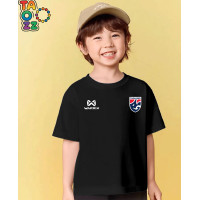 ราคา เสื้อเด็กชาย ทีมชาติไทย Warrix เสื้อผ้าเด็กผช เสื้อยืดเด็ก สีน้ำเงิน สไตล์สปอร์ต สําหรับเด็กชายที่รักทีมชาติไทย (126659567994)