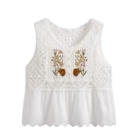 ราคา Know you106เสื้อกล้ามถักลายดอกไม้ล็กๆชิคๆ สไตล์เกาหลีสายเดี่ยวเสื้อแขนกุด ครบ 2 สี พร้อมส่ง (19713701897)