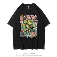 ราคา Teenage Mutant Ninja Turtles Retro Tee เสื้อยืดเต่านินจา TMNT สไตล์วินเทจ แฟชั่นเกมและภาพยนตร์ ผ้าคอตตอนนุ่ม ใส่สบายสุดเท่ (25225952867)