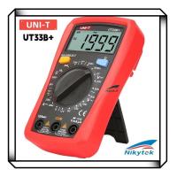 ราคา UNI T 33B ดิจิตอลมัลติมิเตอร์ วัดแบต มิเตอร์วัดไฟแบบดิจิตอล มัลติมิเตอร์ โอห์มมิเตอร์ มิเตอร์วัดไฟ โอห์ม มิเตอร์ รุ่น UT33B (22735125624)