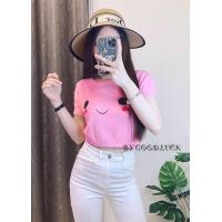 ราคา MesubShop เสื้อครอปขนมิ้ง Croptop ไหมพรม ขนมิ้ง ฟูๆ น่ารักจนใจบางไปหมด แบ๊วมากแม่ ครอปแขนสั้น รุ่น มิ้งกี้หน้ายิ้ม (15865493928)