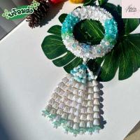 ราคา พวงมาลัยลูกปัด พวงมาลัย คริสตัล พวงมาลัยวันพ่อ วันแม่ พวงมาลัยบูชาพระ พวงมาลัย อุบะ 9 สาย (25620674360)