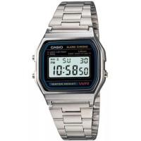 ราคา COM Shop Casio นาฬิกาข้อมือผู้ชาย สายสแตนเลส รุ่น A158WA 1DF สีเงิน (461616318)