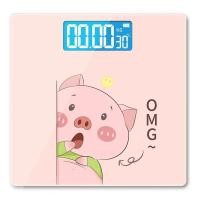 ราคา พร้อมส่ง เครื่องชั่งน้ําหนักอิเล็กทรอนิกส์ ลายการ์ตูนหมูน่ารัก สีชมพู สําหรับผู้ใหญ่ และนักเรียนหญิง (22705425801)