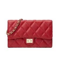 ราคา กระเป๋าสะพายไหล่ สะพายข้าง กระเป๋าถือ หนัง Pu นิ่ม (24610418240)
