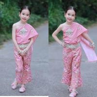 ราคา ชุดไทยเด็กประยุกต์ ชุดไทยเด็กผู้หญิง kc (21397128834)