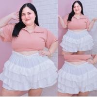 ราคา ก740 ก742 กางเกงขนมชั้น กางเกงกระโปรงขนมชั้น Lolita pants กางเกงขาสั้นคนอ้วน กางเกงขาสั้นไซส์ใหญ่ พลัสไซส์ ผ้าทอลายสก็อตใหญ่ สีพื้น สาวอวบ กางเกงขาสั้นสาวอวบ (24786957531)