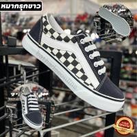 ราคา LEO รองเท้าผ้าใบทรง vans งานไทย ยี่ห้อ รุ่น E8 ของแท้ (25073212955)