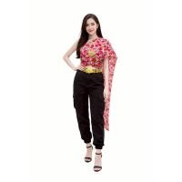 ราคา เสื้อสไบลายดอกผ้าคอตต้อนผู้ใหญ่คู่กับยีนส์ เสื้อสไบลายดอกผู้ใหญ่ สไบแฟชั่นสงกรานต์ (126644916597)