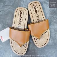 ราคา รองเท้าแตะหนีบ Bata บาจา รุ่นคลาสสิคหนังแท้ 875 6552 ไซส์ 5 10 38 45 (400481336)