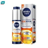 ราคา Nivea Men Extra Bright C Hya Age Defense Vitamin Serum SPF30 45ml (นีเวีย เมน เอ็กซ์ตร้า ไบรท์ ซีแอนด์ไฮยา เอจ ดีเฟนซ์ วิตามิน เซรั่ม SPF30 45 มล.)