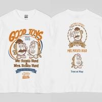 ราคา Toy Story Mr Mrs Potato Head Graphic T Shirt เสื้อยืดผู้ใหญ่ลาย Mr Potato Head คู่ Mrs Potato Head (25974153252)