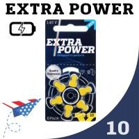 ราคา ExtraPower A10 PR70 1แพค6ก้อน ถ่านเครื่องช่วยฟังเบอร์10 สีเหลือง ถ่านใส่เครื่องช่วยฟังใช้งานนานกว่า ของแท้พร้อมส่ง (16676212357)