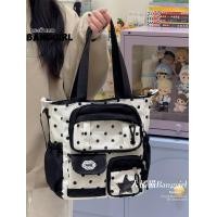 ราคา BANGGIRL เป้สะพายหลังสำหรับผู้หญิงลายจุดความจุใหญ่ (26337891830)